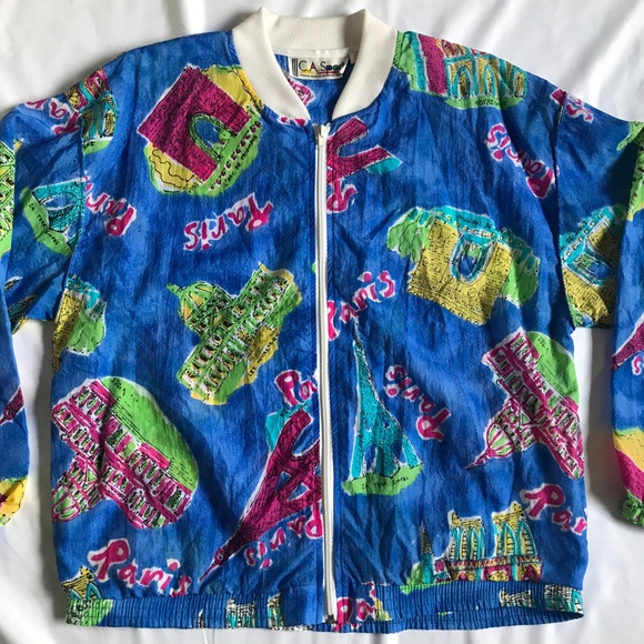Vintage C.A. Sport Womens Windbreaker Light Jacket - Picture 2 of 4